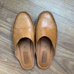 Mohinders Solid Slide / Natural Leather